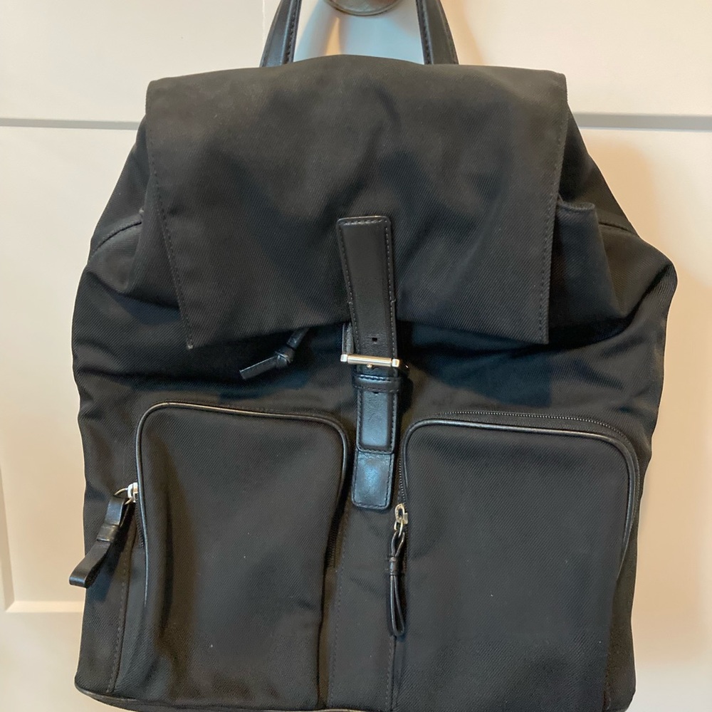 Coach sturdy fabric back pack